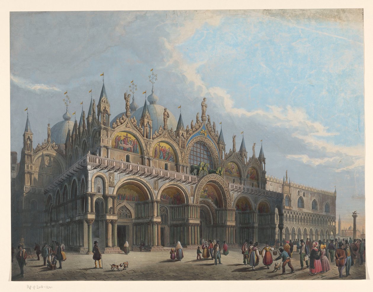 View of the Basilica of San Marco by Anonymous