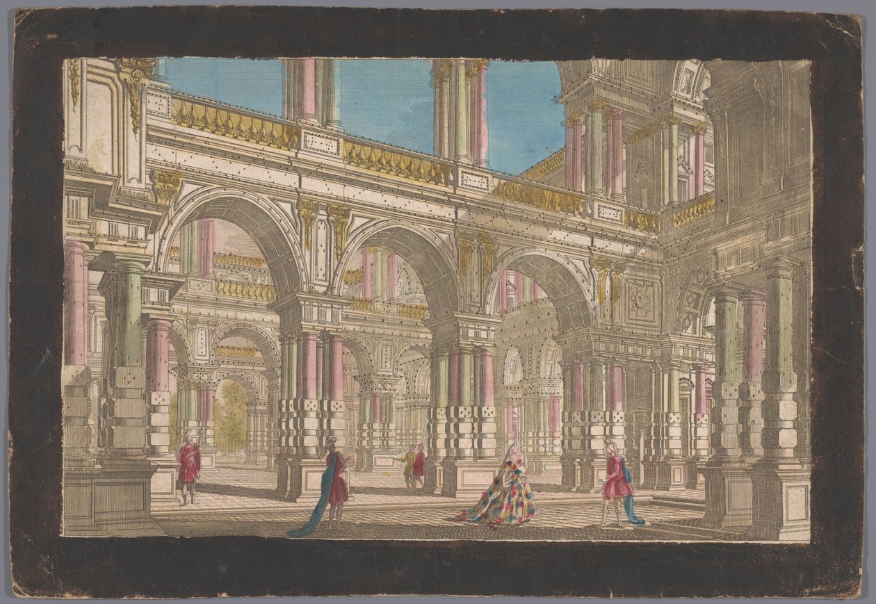 View of the Interior of a Building by Anonymous