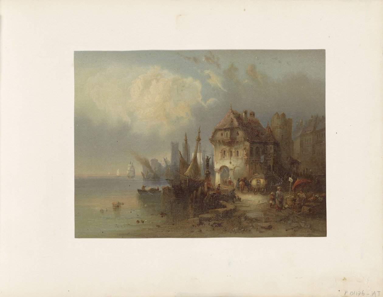 Harbor View after an Anonymous Painting by Anonymous