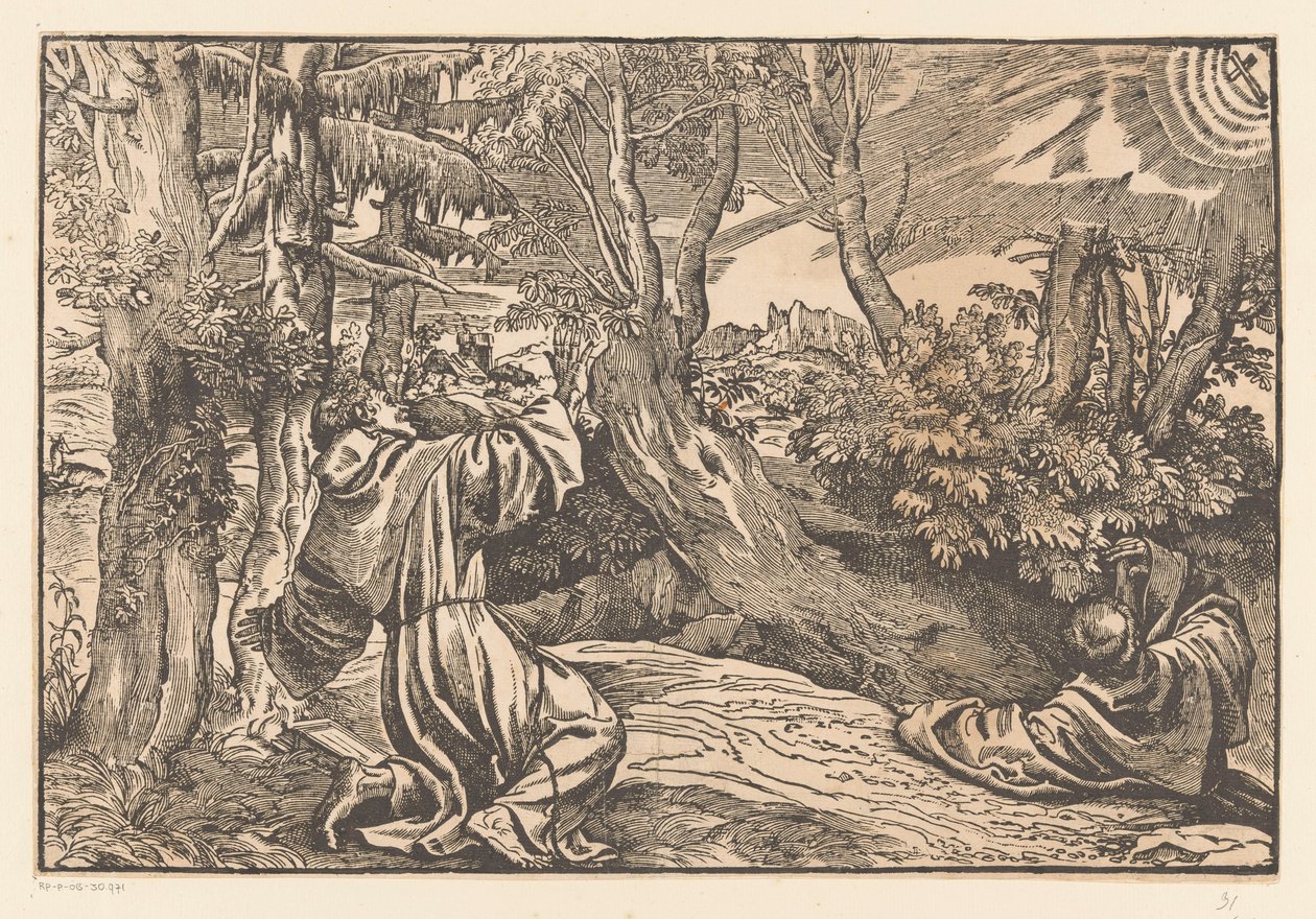Saint Francis Receiving the Stigmata by Anonymous