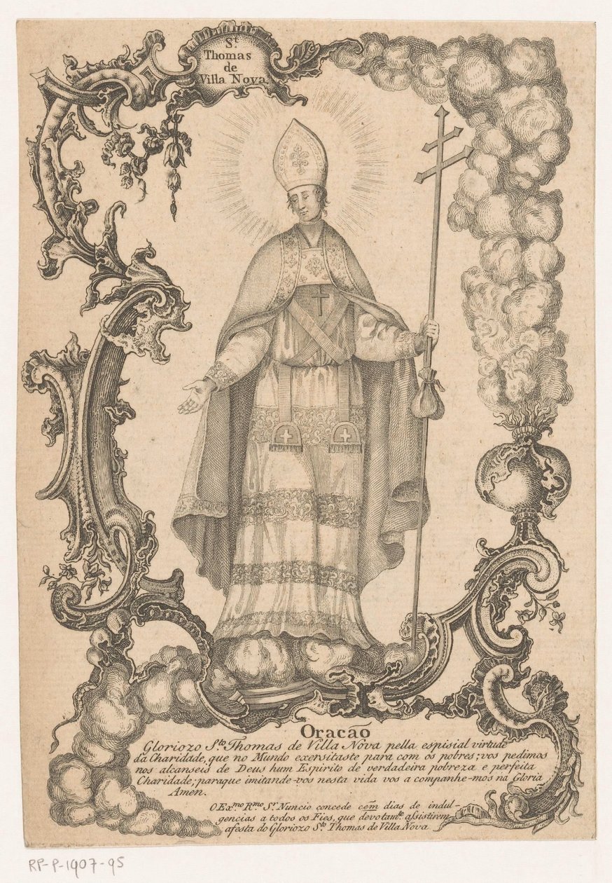 Saint Thomas of Villanova by Anonymous