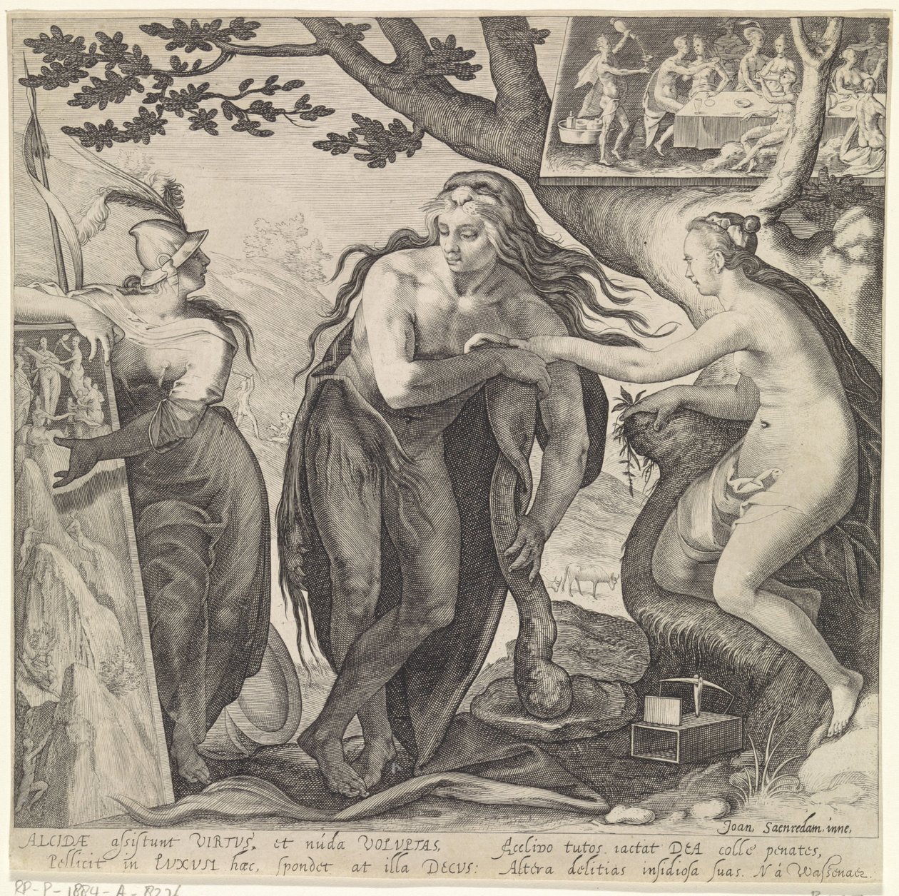 Hercules at the Crossroads by Anonymous