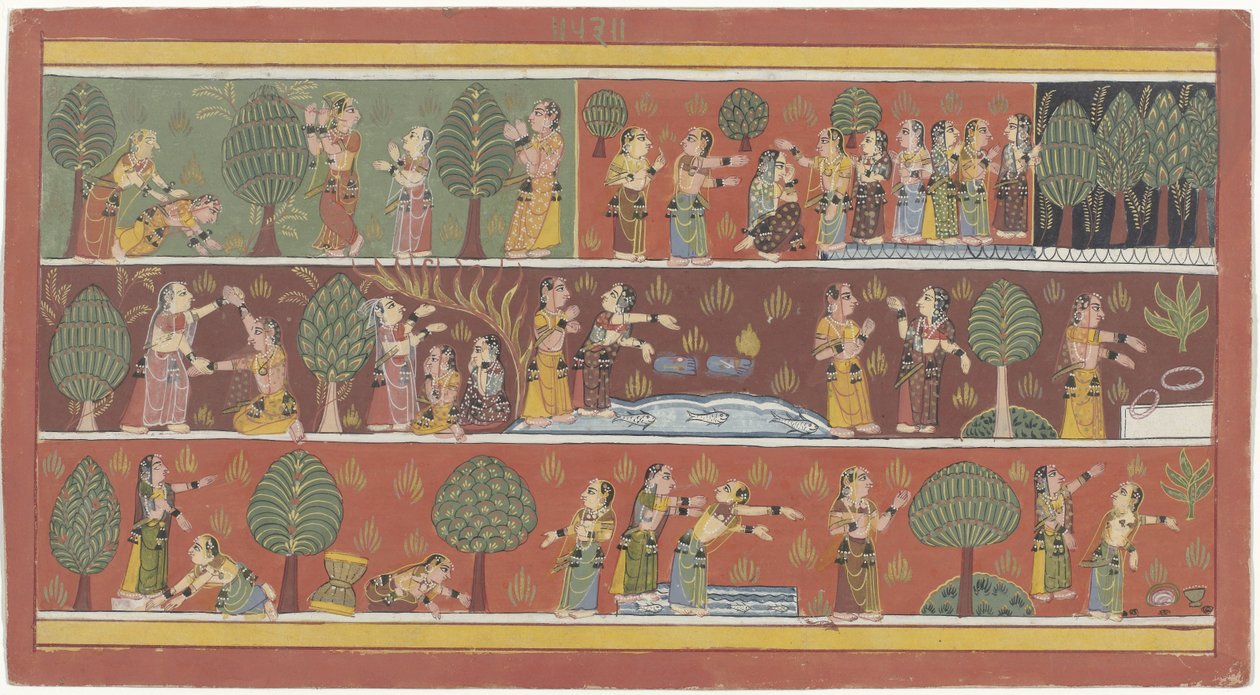 Shepherdesses Searching for Krishna by Anonymous