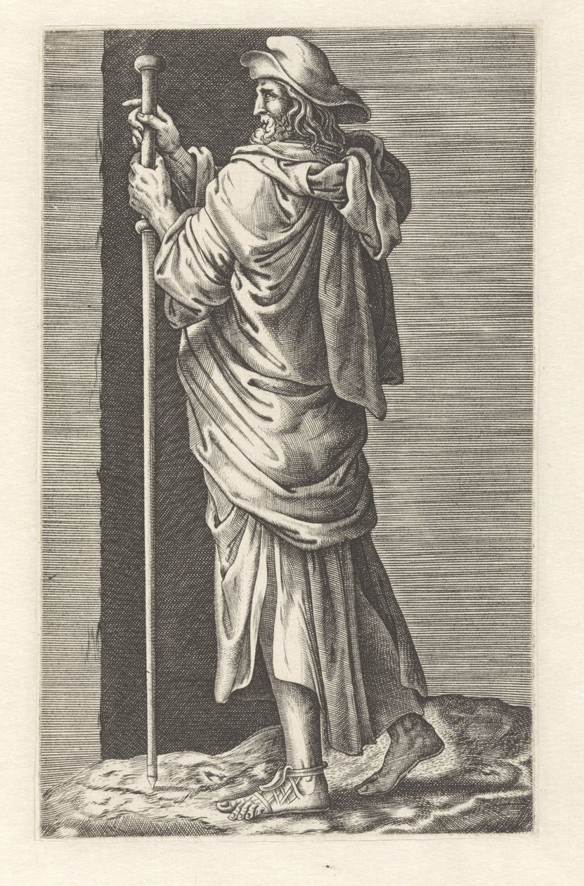 James the Greater (Christ and Twelve Apostles) by Anonymous
