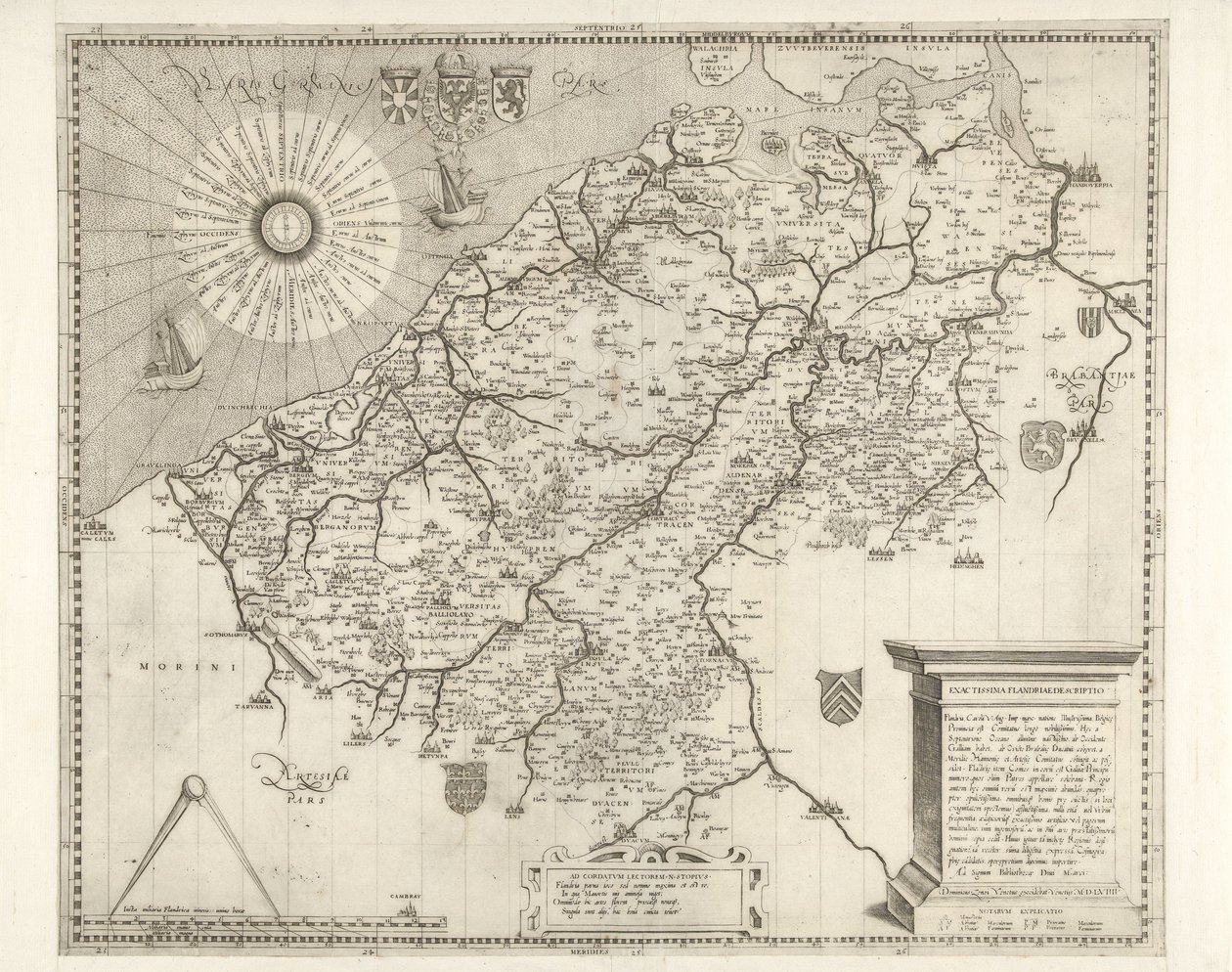 Map of Flanders by Anonymous