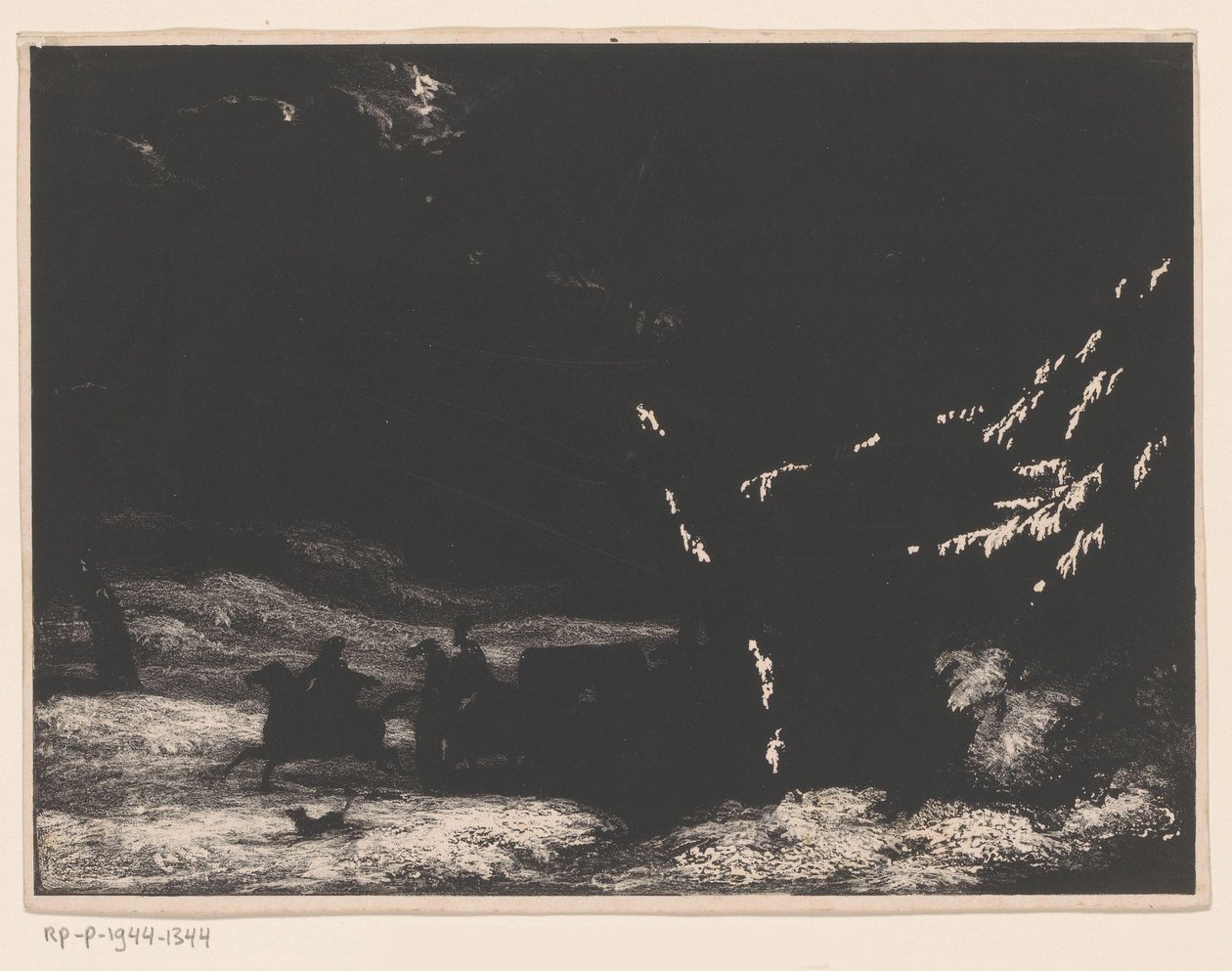 Landscape with Riders by Anonymous