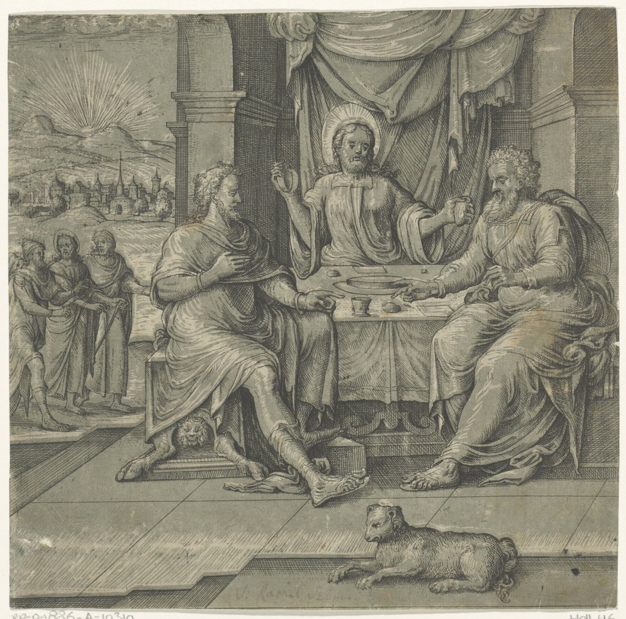 Supper at Emmaus by Anonymous