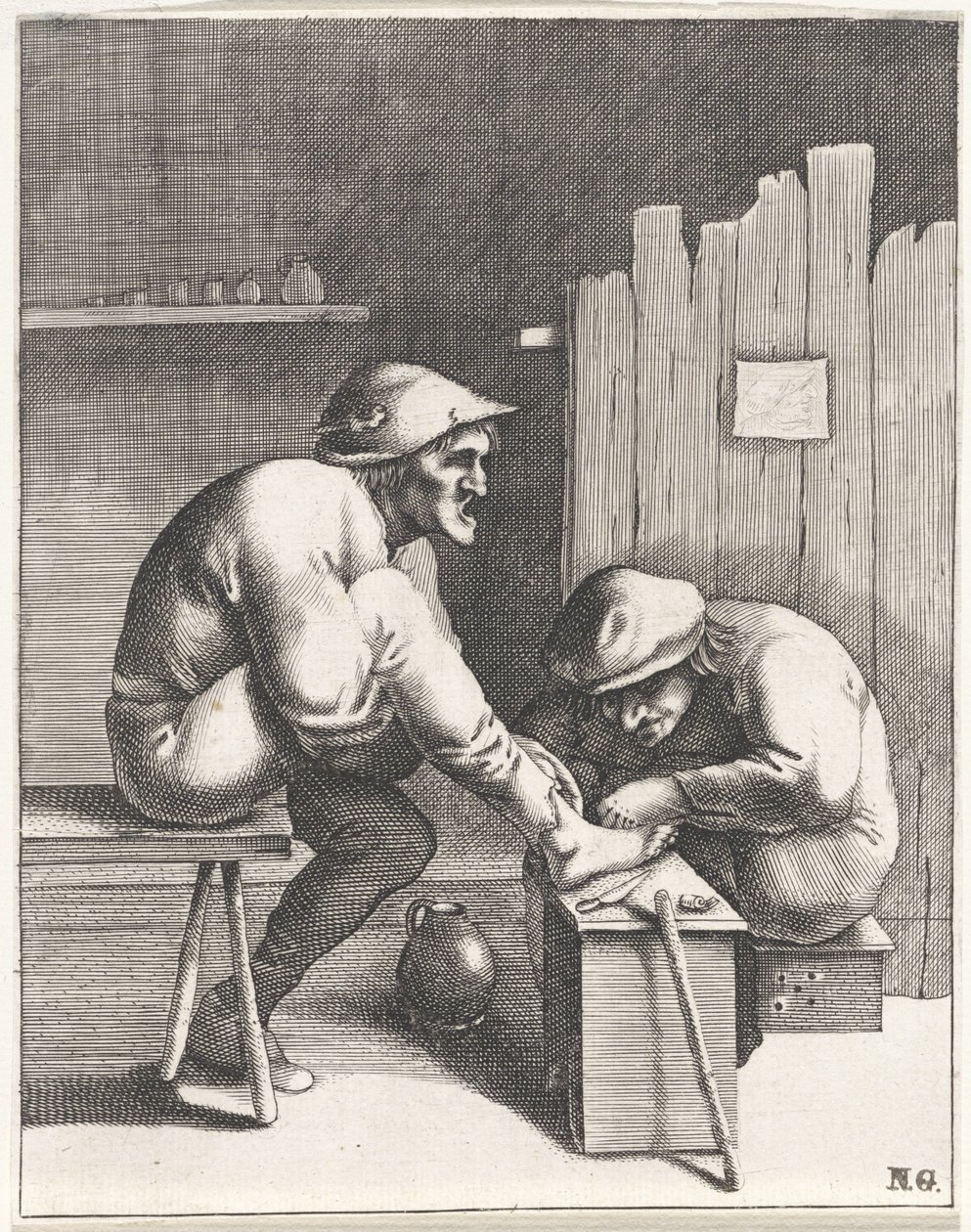 Man Treating a Farmer