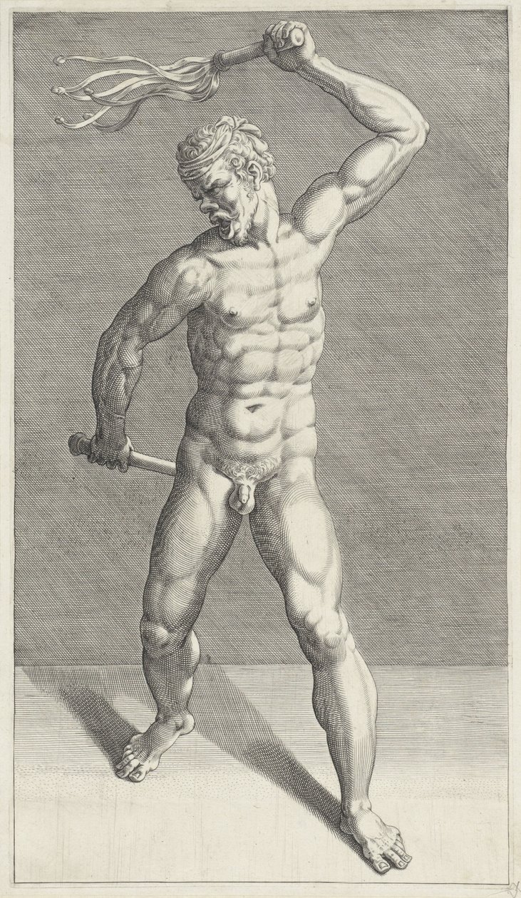 Man with Two Scourges (Scourging of Christ series) by Anonymous
