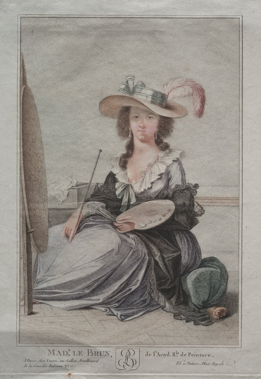 Mme Vigée Lebrun by Anonymous
