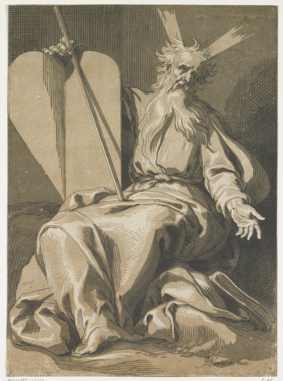 Moses with the Tablets of the Law by Anonymous