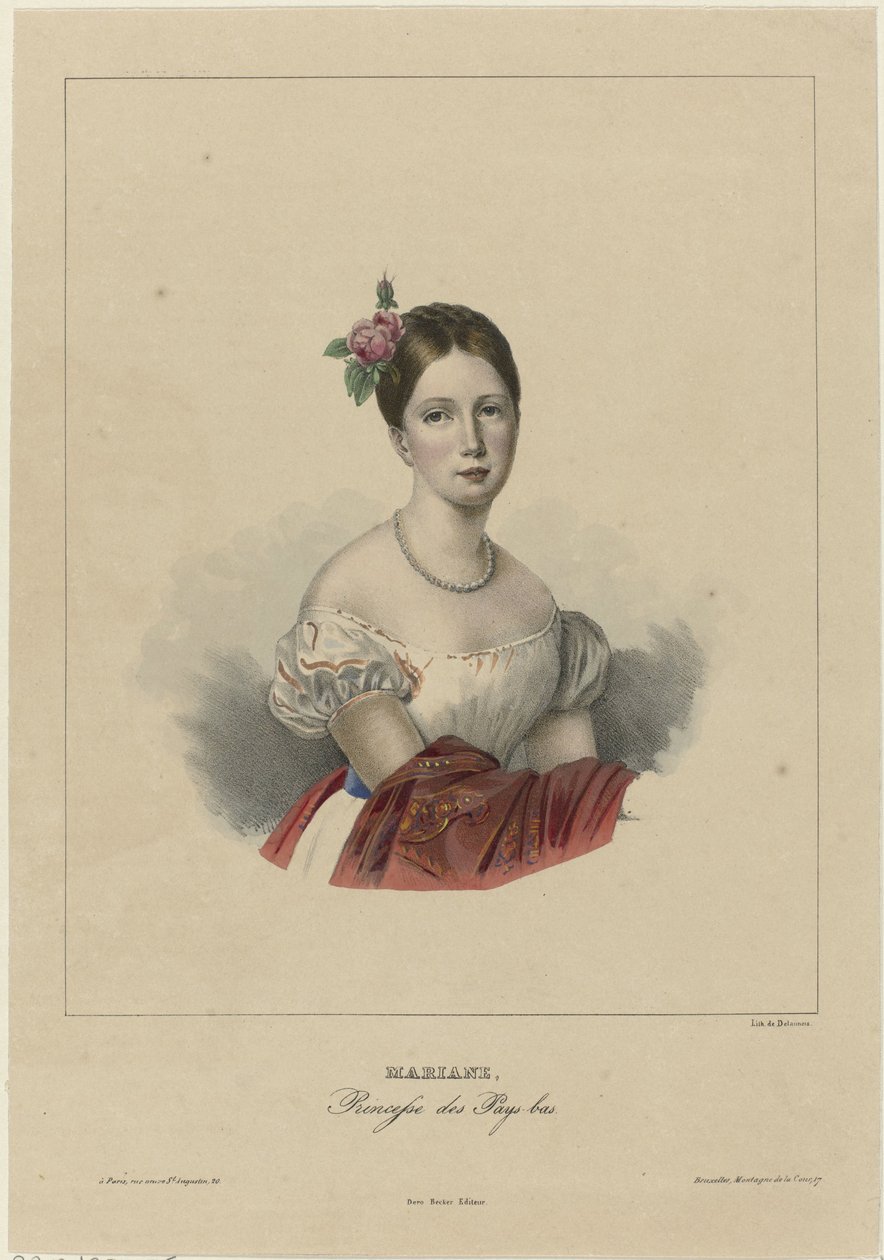 Portrait of Marianne, Princess of the Netherlands by Anonymous