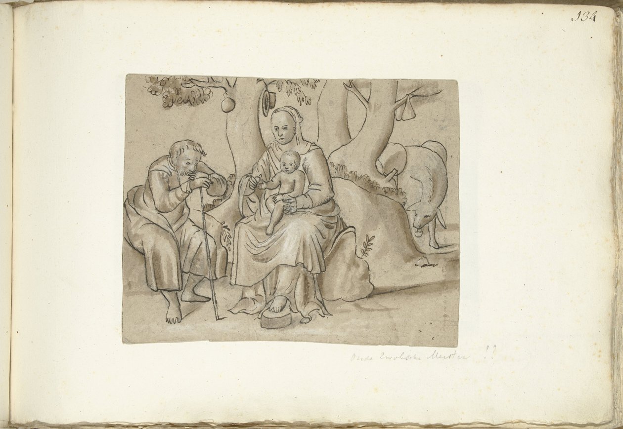 Rest on the Flight into Egypt by Anonymous