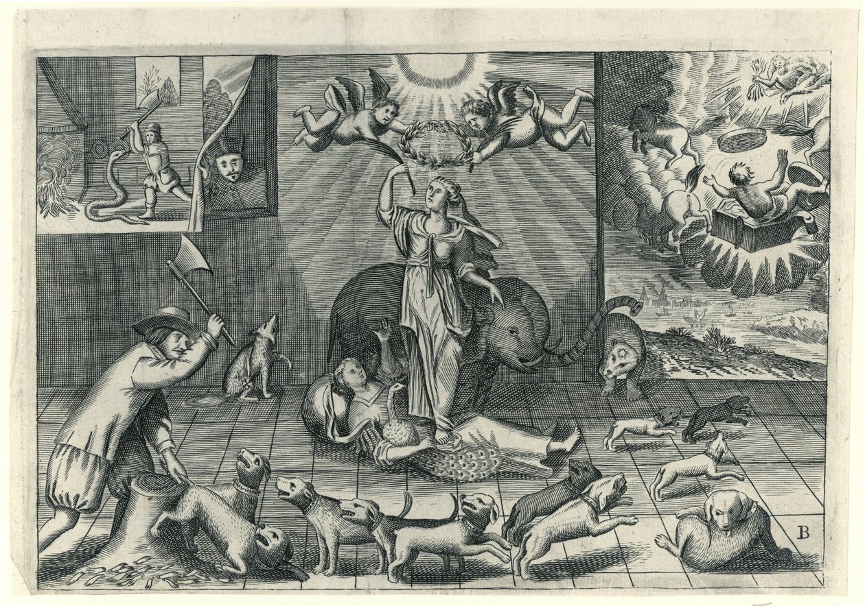 Satirical Print on the English, 1673 by Anonymous