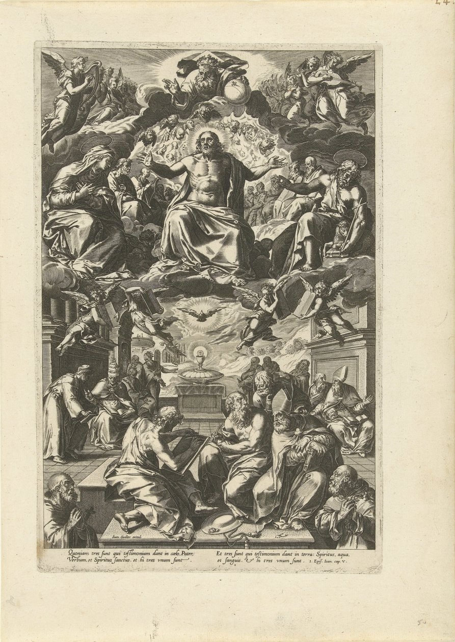Dispute Among the Church Fathers Over the Holy Sacrament by Anonymous