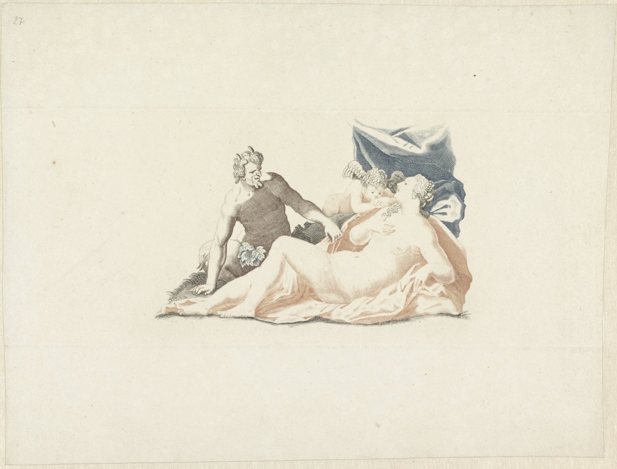 Venus Spied on by a Satyr by Anonymous
