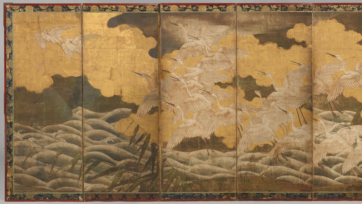 Six-Part Screen by Anonymous