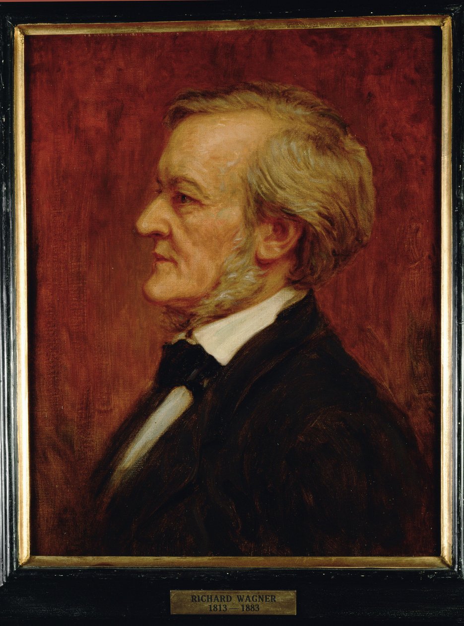 Composer Richard Wagner by Anonymous Anonymous