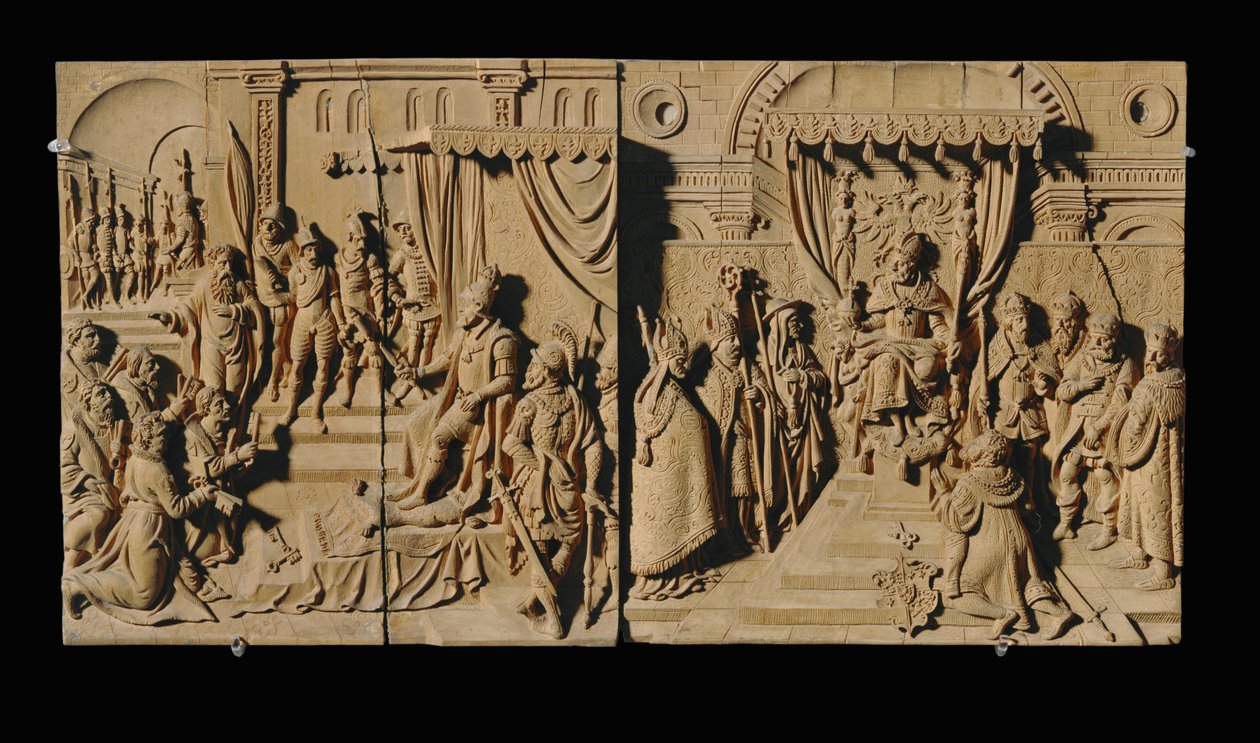Eight Carved Reliefs, Cherry by Anonymous Anonymous