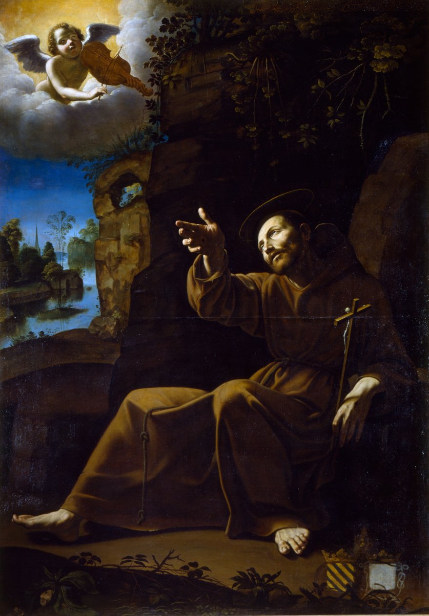 The Vision of St Francis by Anonymous Anonymous