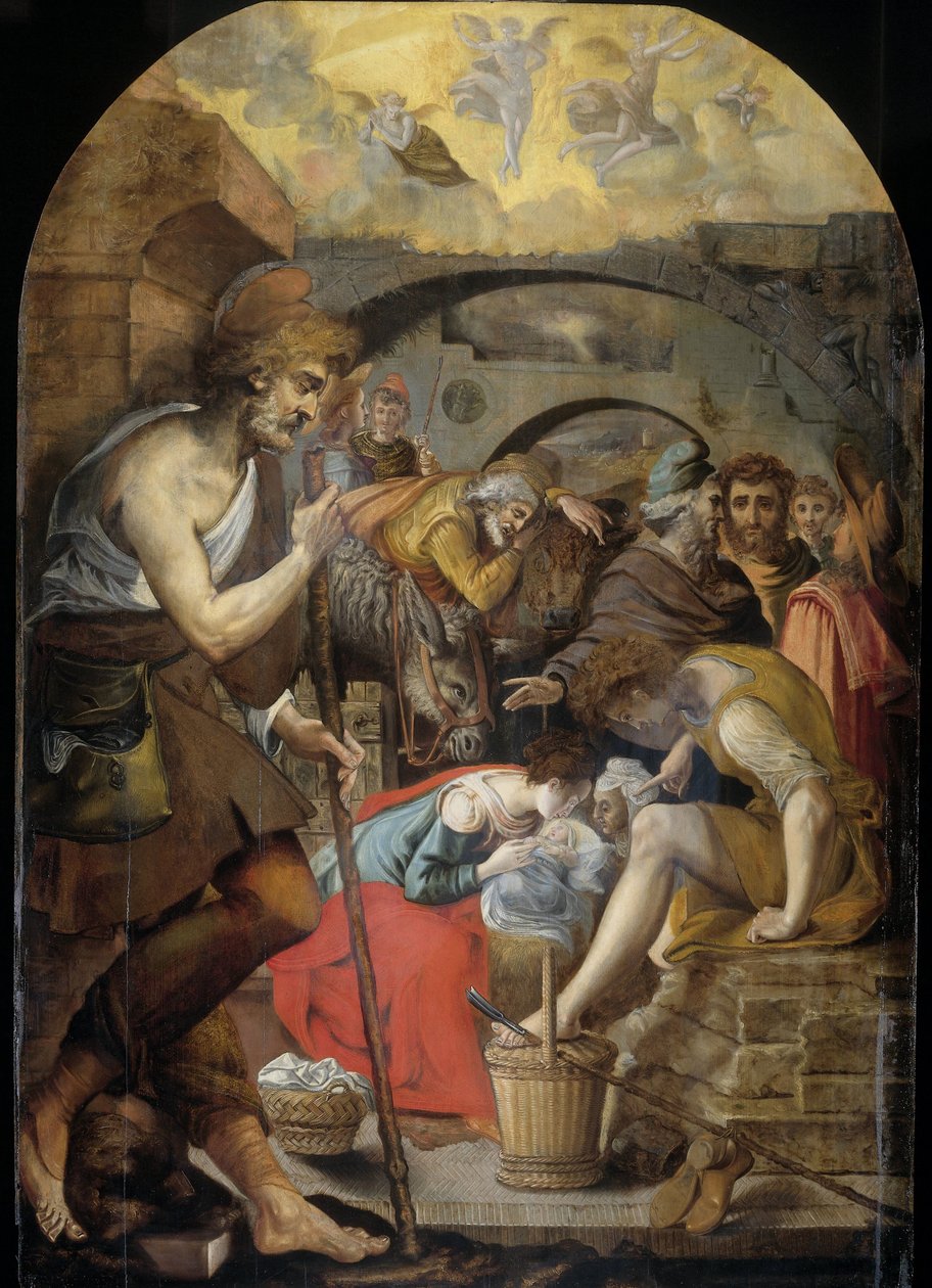 The Adoration of the Shepherds by Anthonie Blocklandt