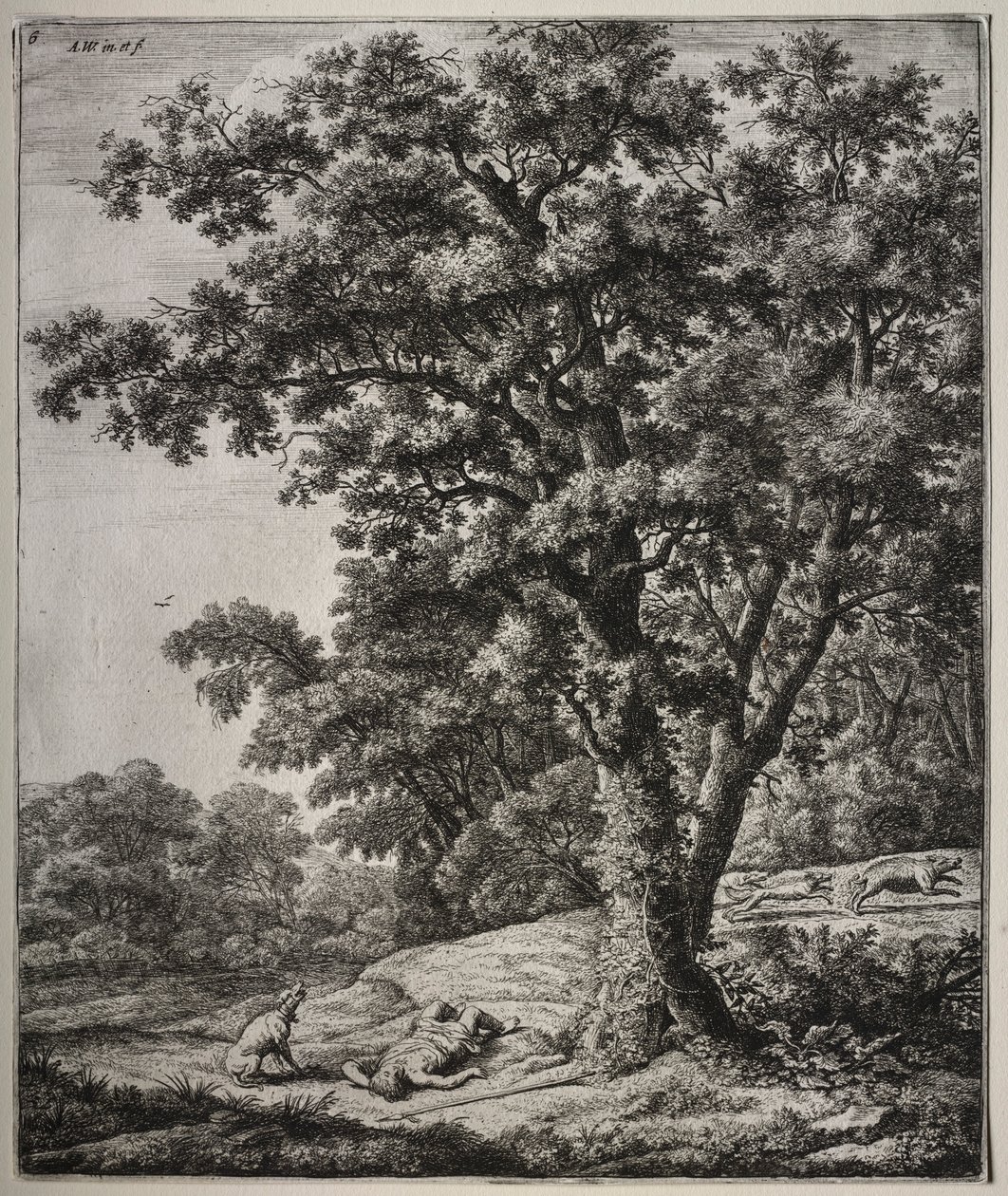 The Death of Adonis by Anthonie Waterloo