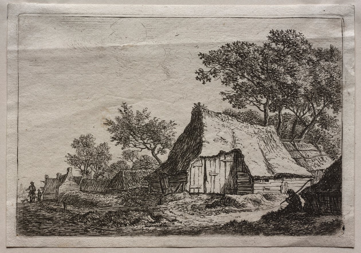 The Small Hamlet by Anthonie Waterloo