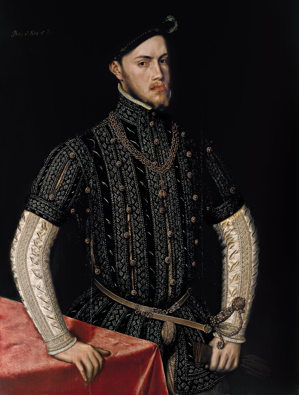 Portrait of Philip II by Anthonis Mor