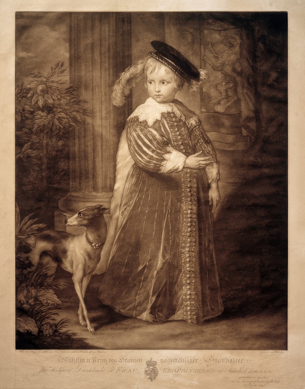 William II of Orange-Nassau as a Child by Anthony van Dyck