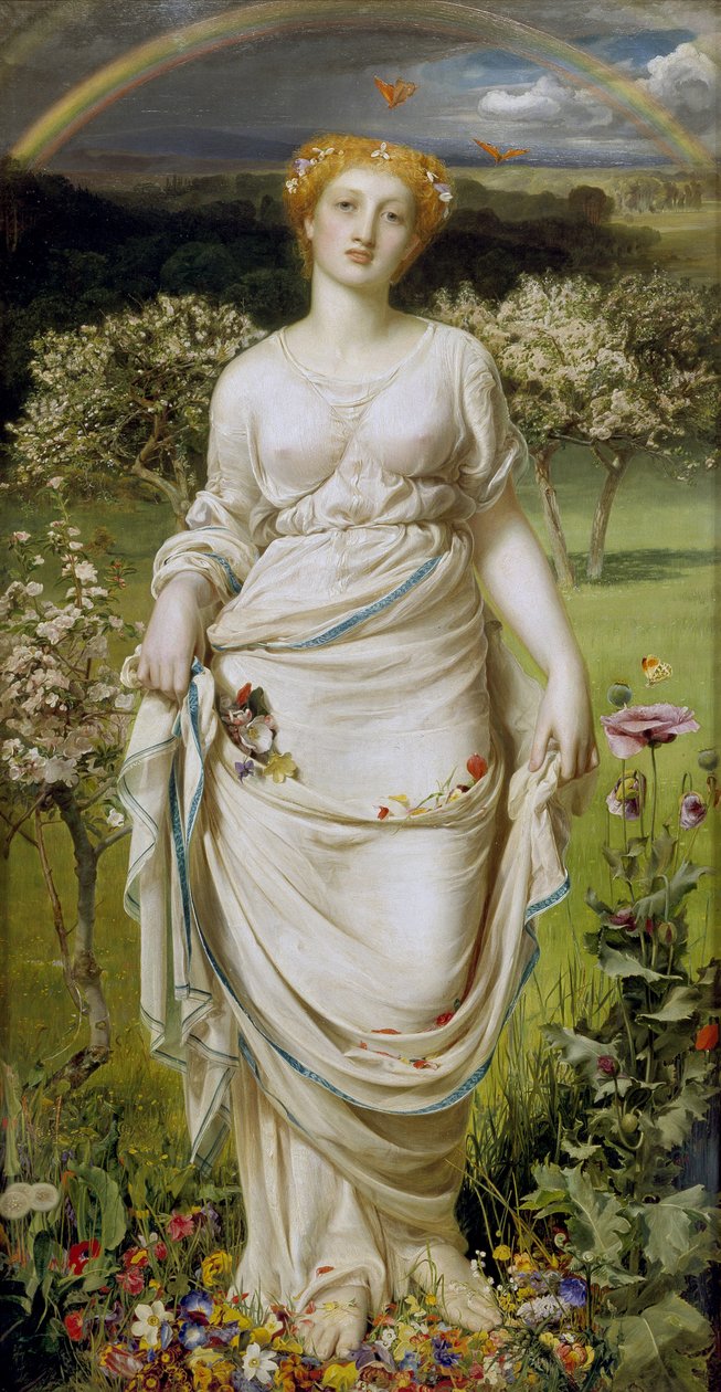 Gentle Spring, 19th Century by Anthony Frederick Augustus Sandys