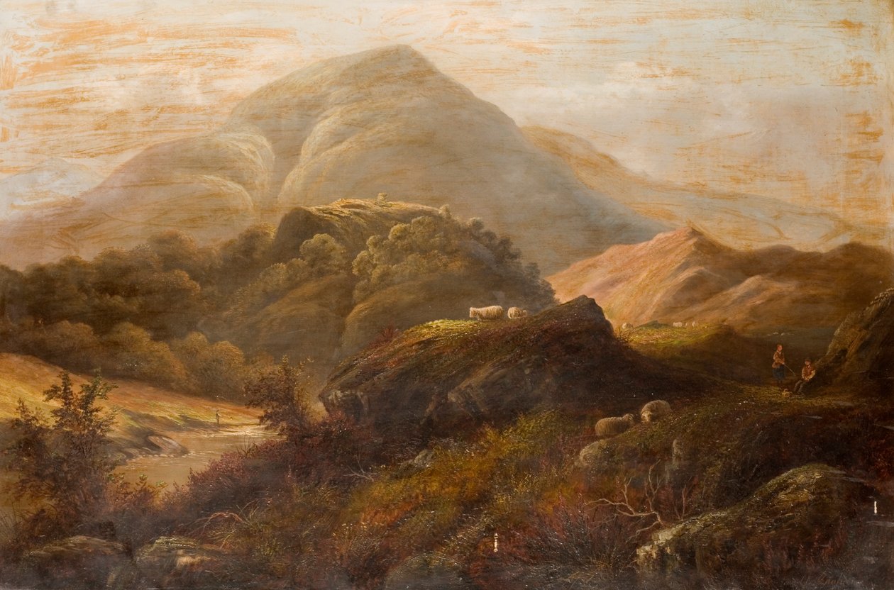 Landscape with Sheep by Anthony Graham