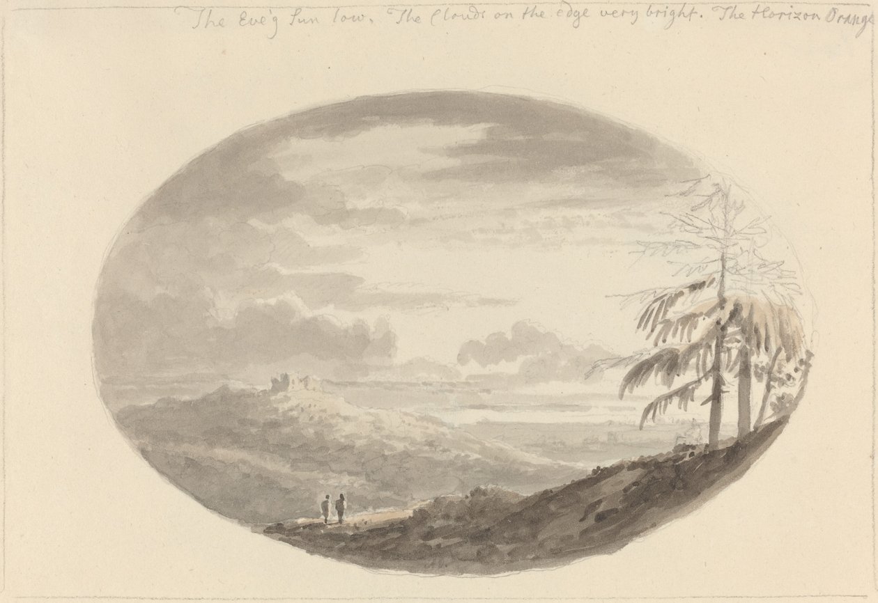 Sunset over the Valley by Anthony Devis