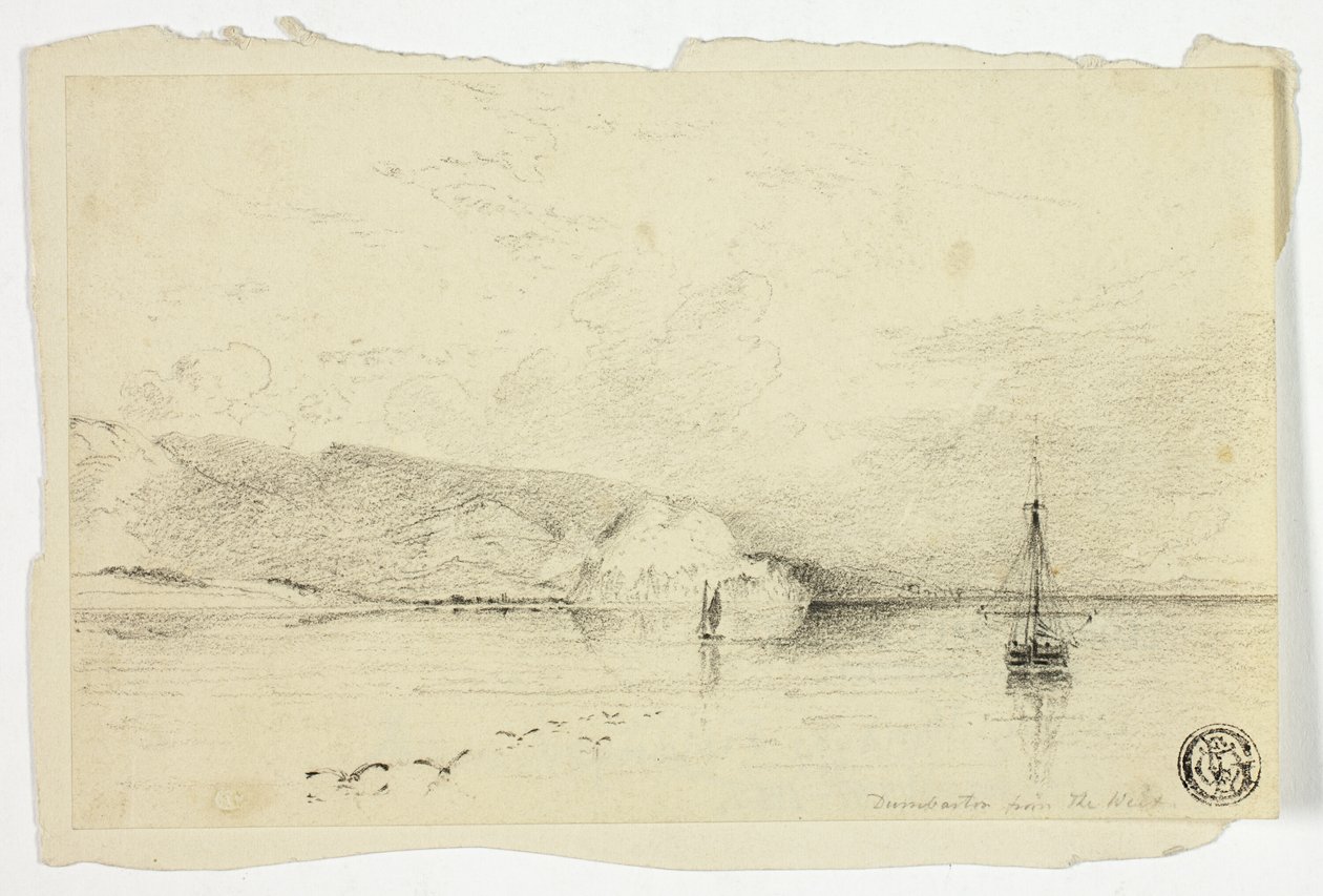 Dunbarton from the West by Anthony Vandyke Copley Fielding