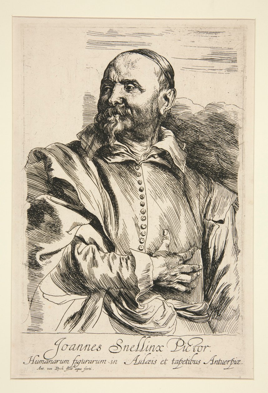 Portrait of Jan Snellinx by Anthony van Dyck