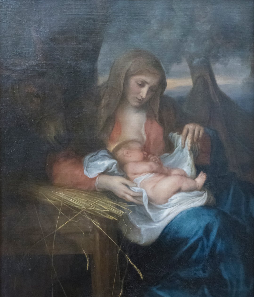 Virgin of the Straw by Anthony van Dyck