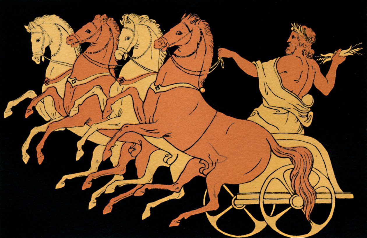 The Chariot of Zeus, 1880 by Antique