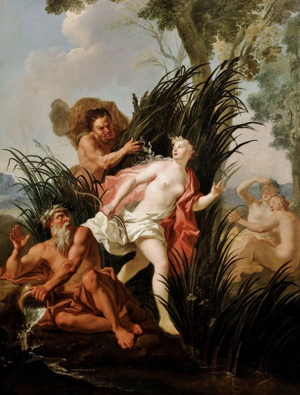 Alpheus Chasing Arethusa by Charles Antoine Coypel