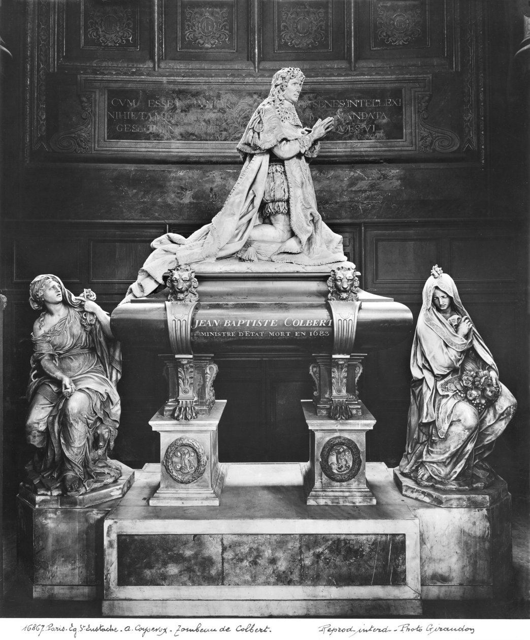 Tomb of Jean-Baptiste Colbert de Torcy by Antoine Coysevox