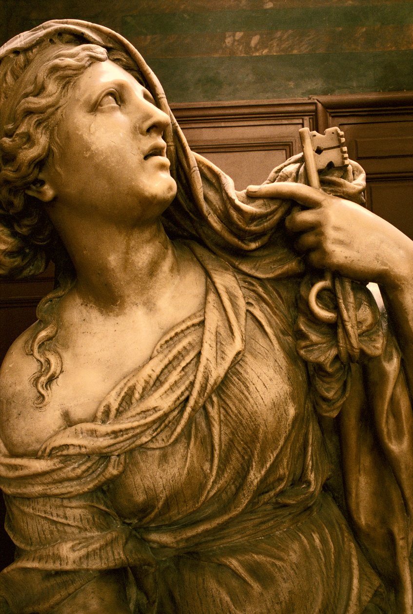 Tomb of Jean-Baptiste Colbert de Torcy (detail of the Allegorical Figure of Fidelity) by Antoine Coysevox
