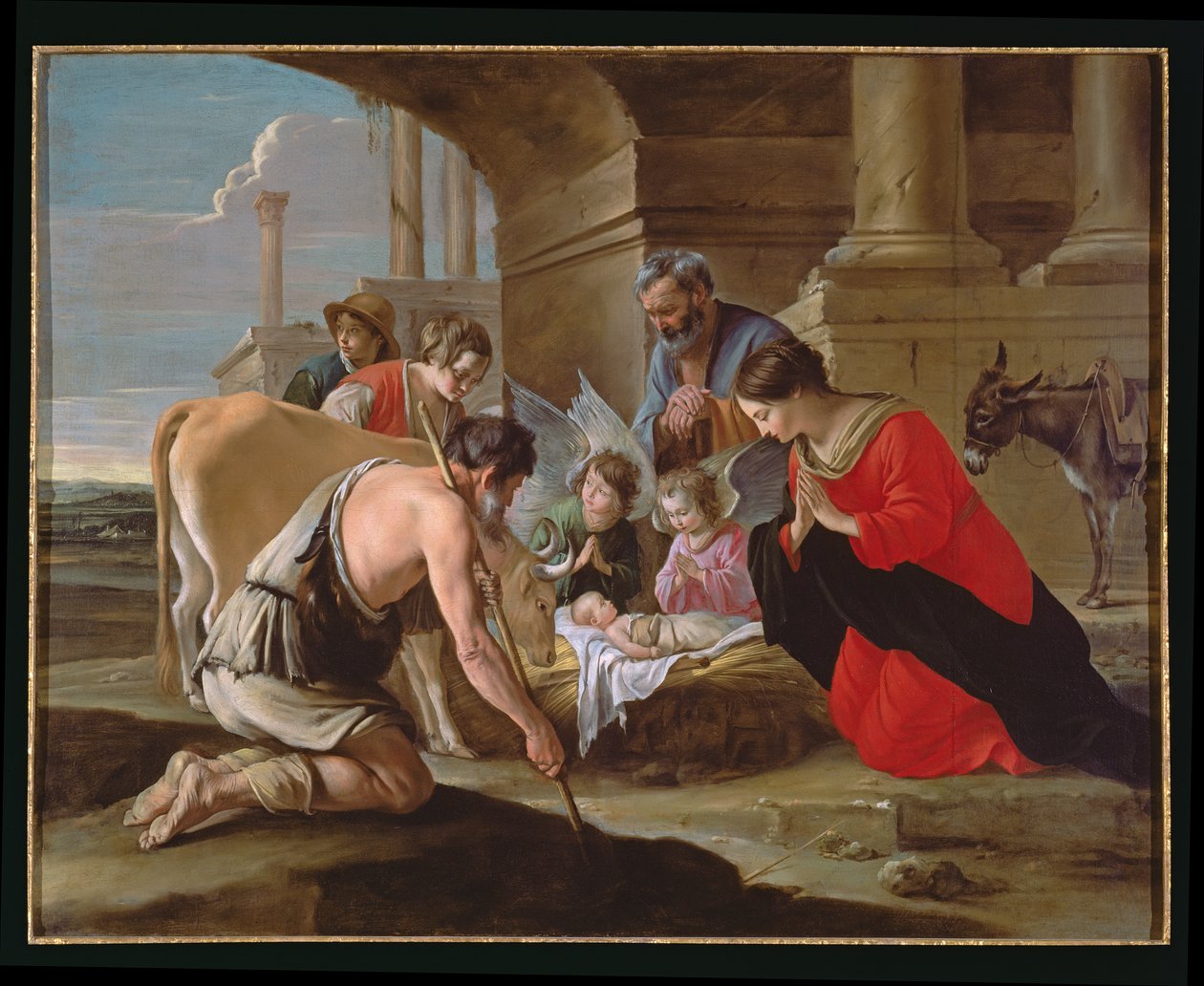The Adoration of the Shepherds, c.1638 by Antoine Le Nain