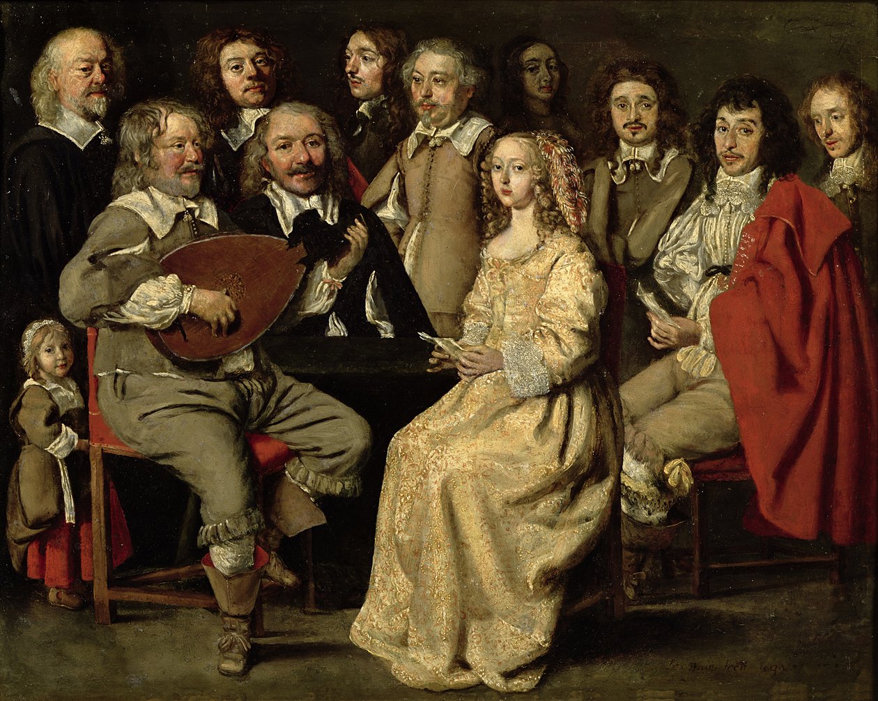 The Musical Reunion, 1642 by Antoine Le Nain