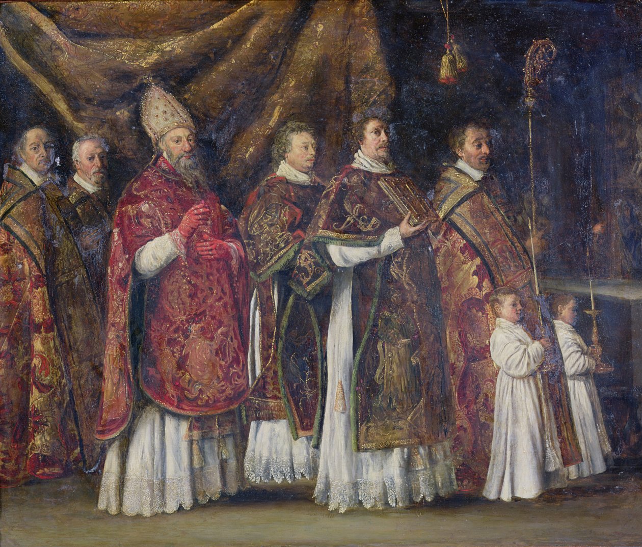 The Pontifical Mass or, The Procession by Antoine Le Nain