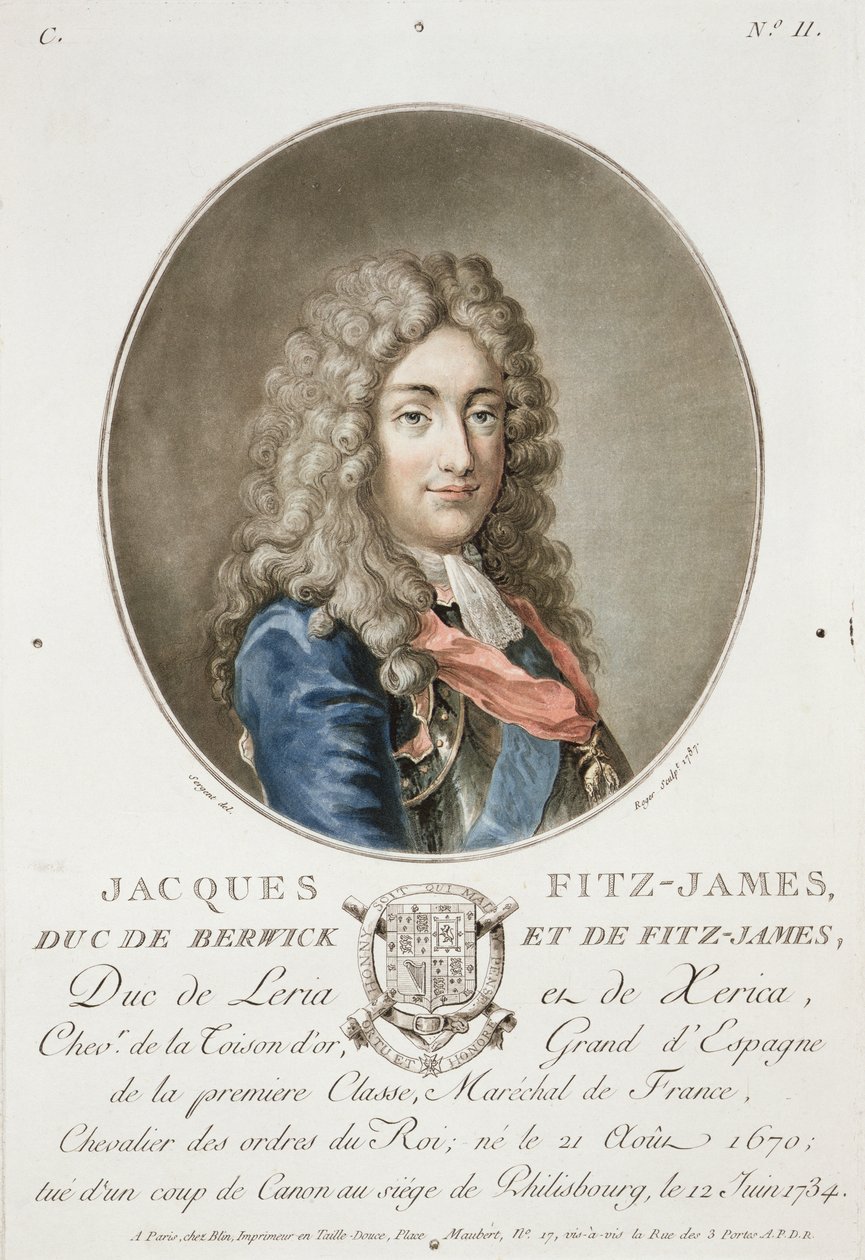 James Fitzjames (1670-1733), 1st Duke of Berwick, from 