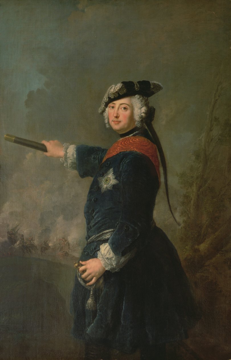 King Frederick II the Great of Prussia by Antoine Pesne