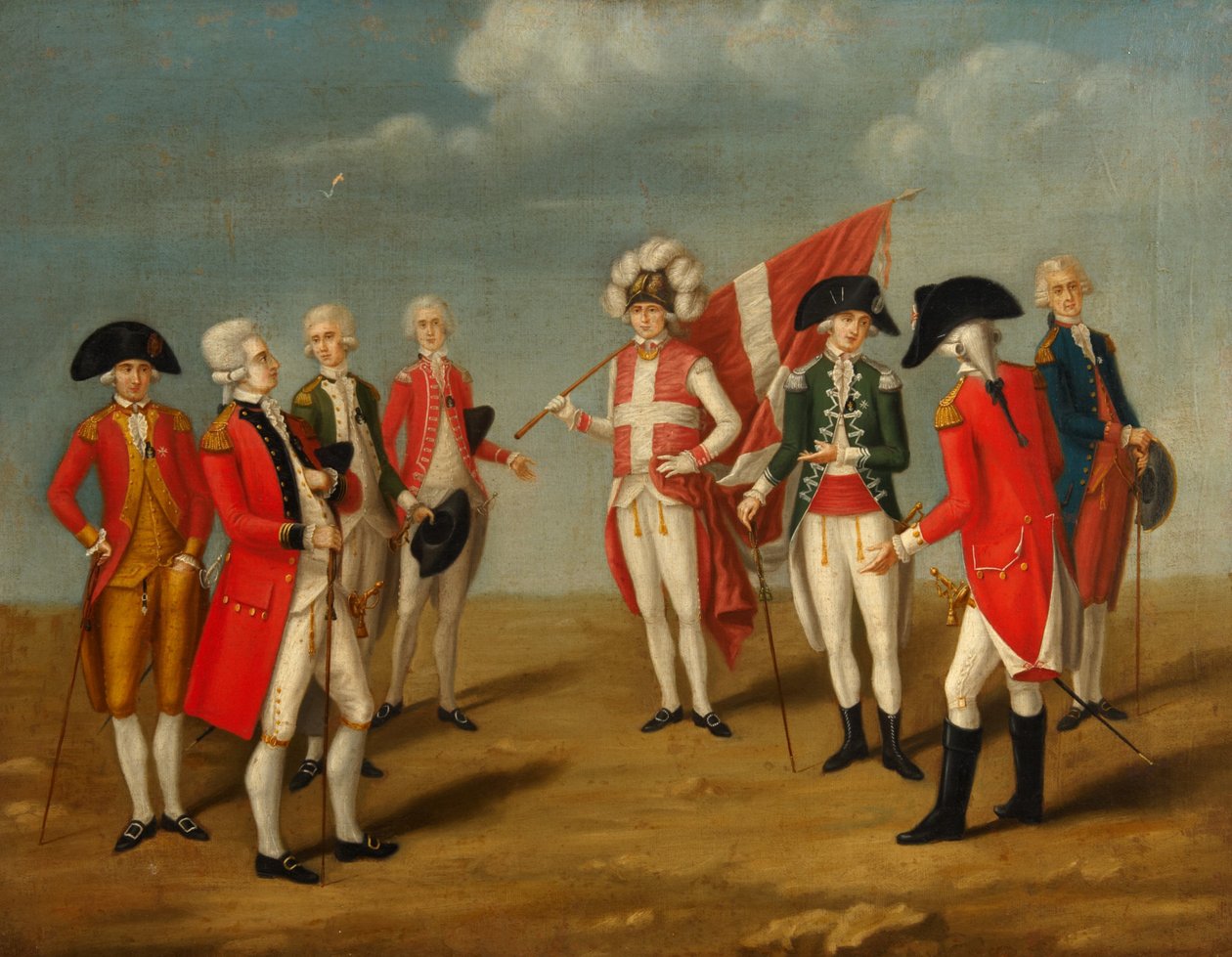 Dignitaries of the Order of St. John - Knights of Malta by Antoine de Favray