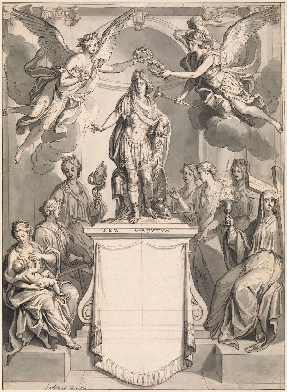 Design for a Frontispiece by Antoine Dieu