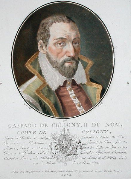 Gaspard (1519-72) Comte de Coligny by Antoine Louis Francois Sergent Marceau