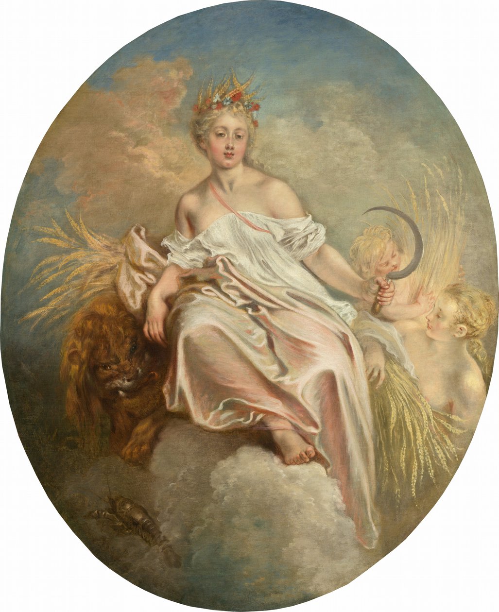 Ceres (Summer) by Antoine Watteau