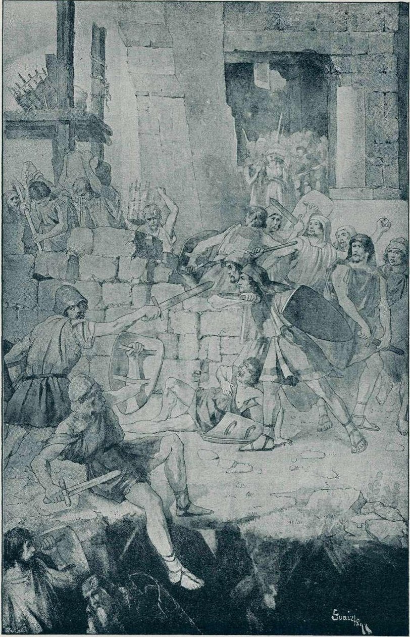Construction and Defense of Jerusalem by Anton Gvajc