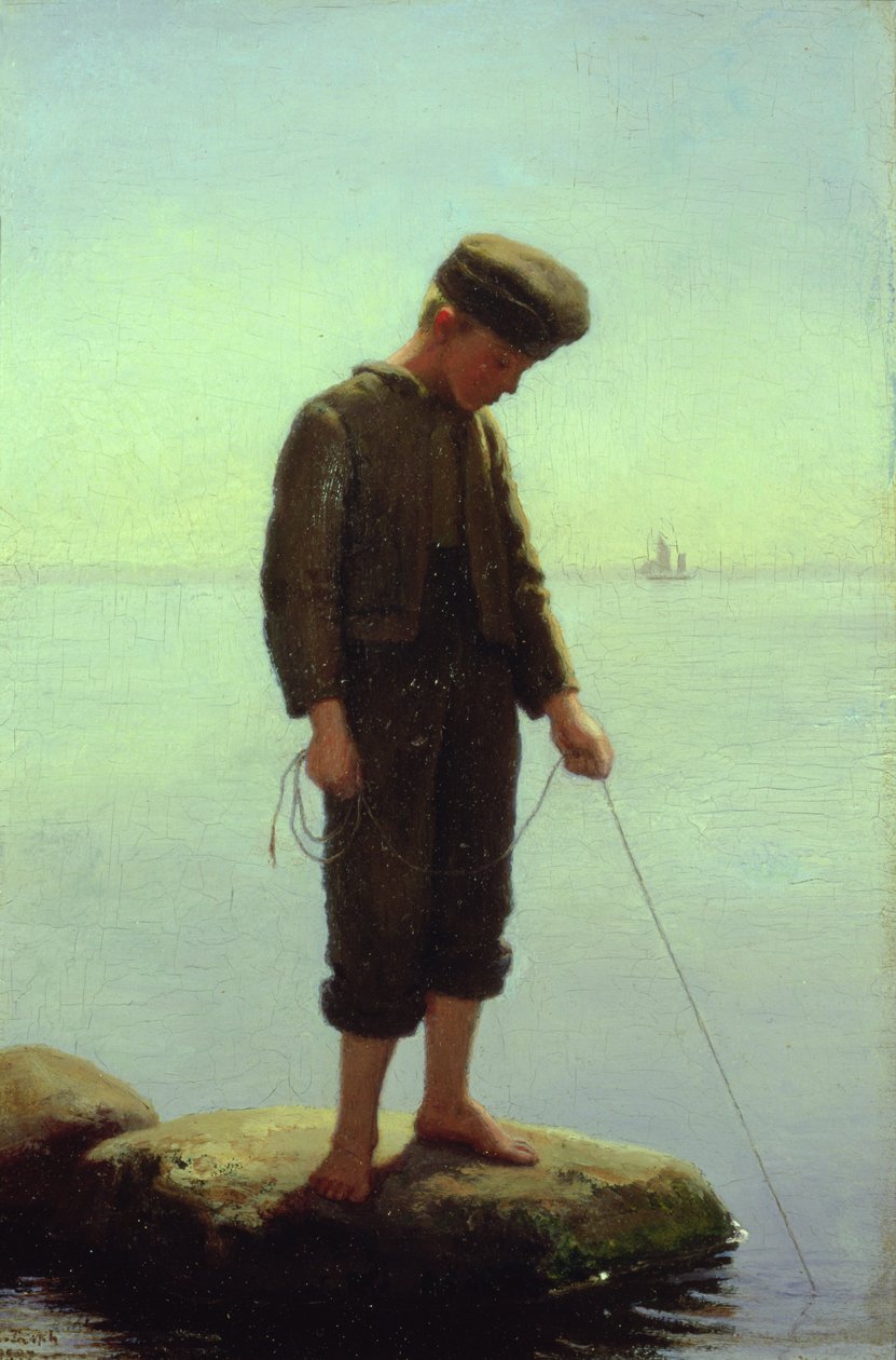 The Young Fisherman by Anton Laurids Johannes Dorph